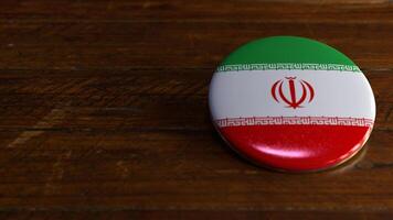 Iran Flag-Themed Voting Badge photo