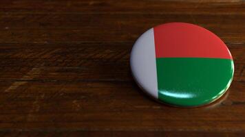 Madagascar Flag-Themed Voting Badge photo