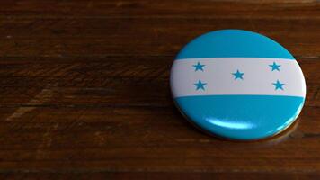 Honduras Flag-Themed Voting Badge photo