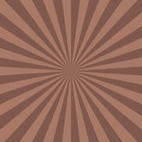 Brown swirling pattern background. Mocha Mousse 2025. Vortex starburst spiral twirl square. Helix rotation rays. Converging scalable stripes. illustration vector