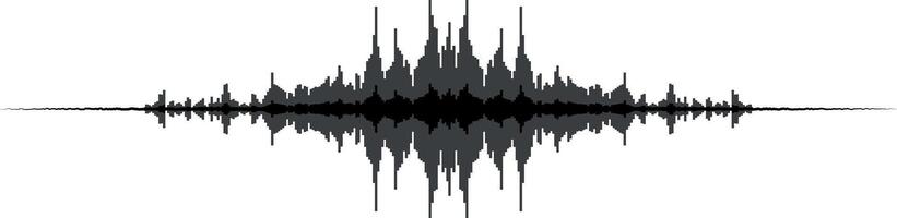 equalizer, black sound wave stripes without background vector