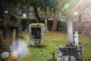 An Old Historical Cemetery in Germany photo