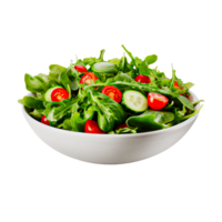 Fresh and Realistic Salad Illustration with Transparent Background png