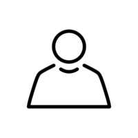 New user profile icon with simple and modern design png