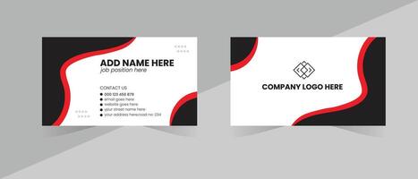 Professional business card design, Luxury business card design vector