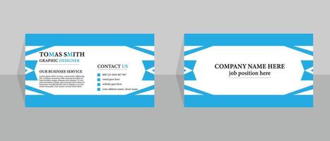 Creative business card design vector