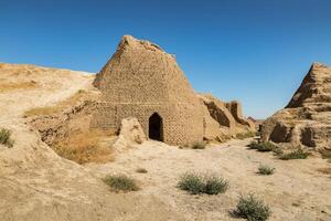 Ruins of an ancient city Sawran or Sauran photo