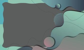 Papercut style background. Wavy background. vector