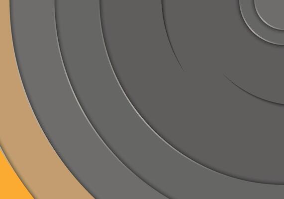 Paper cut in curve style with shadow.