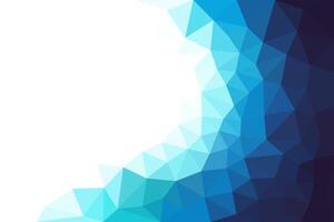 abstract blue wallpaper. low poly blue background. abstract ice berg top view. vector