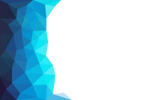 low poly blue background. blue abstract background for banner or presentation. vector