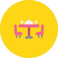 Dining Table Icon Design Symbol vector