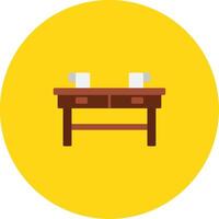 Coffee Table Icon Design Symbol vector