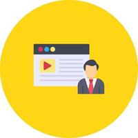 Content Creator Icon Design Symbol vector