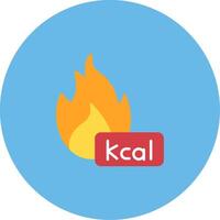 Calories Icon Design Symbol vector