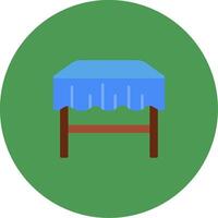 Dining Table Icon Design Symbol vector