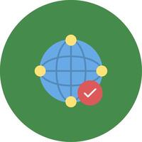 Connected Icon Design Symbol vector