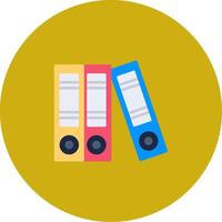 Binder Icon Design Symbol vector