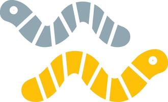 Worm Icon Design Symbol vector