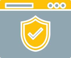 Web Security Icon Design Symbol vector