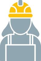 Worker Icon Design Symbol vector