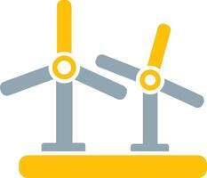 Wind Turbine Icon Design Symbol vector