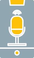 Voice Control Icon Design Symbol vector
