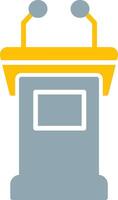 Tribune Icon Design Symbol vector