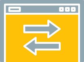 Transfer Data Icon Design Symbol vector