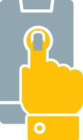 Touchscreen Icon Design Symbol vector