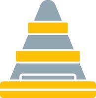 Traffic Cone Icon Design Symbol vector