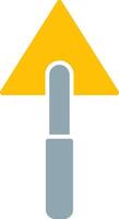 Triangular Shovel Icon Design Symbol vector