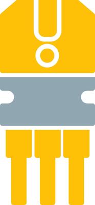 Transistor Icon Design Symbol