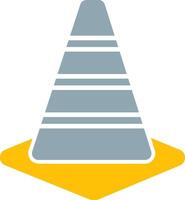 Traffic Cone Icon Design Symbol vector