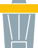 Trash Can Icon Design Symbol vector