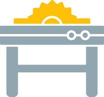 Table Saw Icon Design Symbol vector