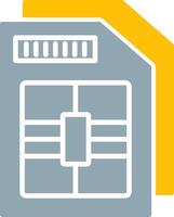 Sim Card Icon Design Symbol vector