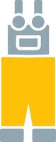 Overall Icon Design Symbol vector