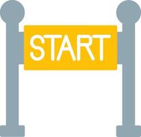Start Line Icon Design Symbol vector