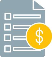 Invoice Icon Design Symbol vector