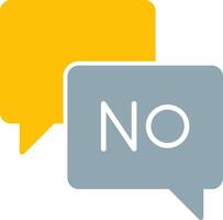 Say No Icon Design Symbol vector
