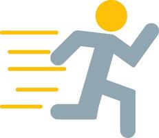 Running Icon Design Symbol vector
