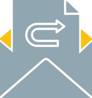 Reply Message Icon Design Symbol vector