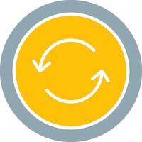 Refresh Icon Design Symbol vector