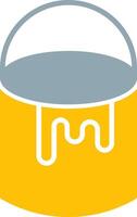 Paint Bucket Icon Design Symbol vector