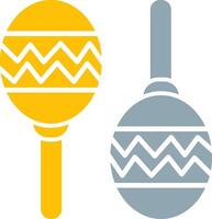Maracas Icon Design Symbol vector