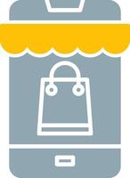 Online Shop Icon Design Symbol vector