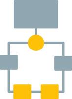 Flowchart Icon Design Symbol vector