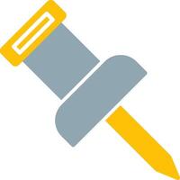 Push Pin Icon Design Symbol vector