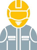 Racer Icon Design Symbol vector